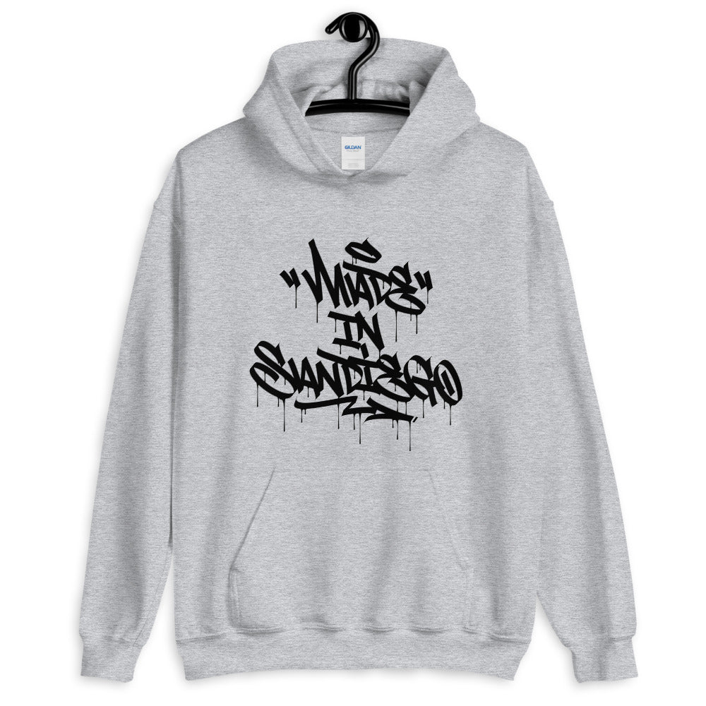 Hecho En San Diego Hoodie by Krypto Threadz | Graffiti Hoodies | Krypto Gear